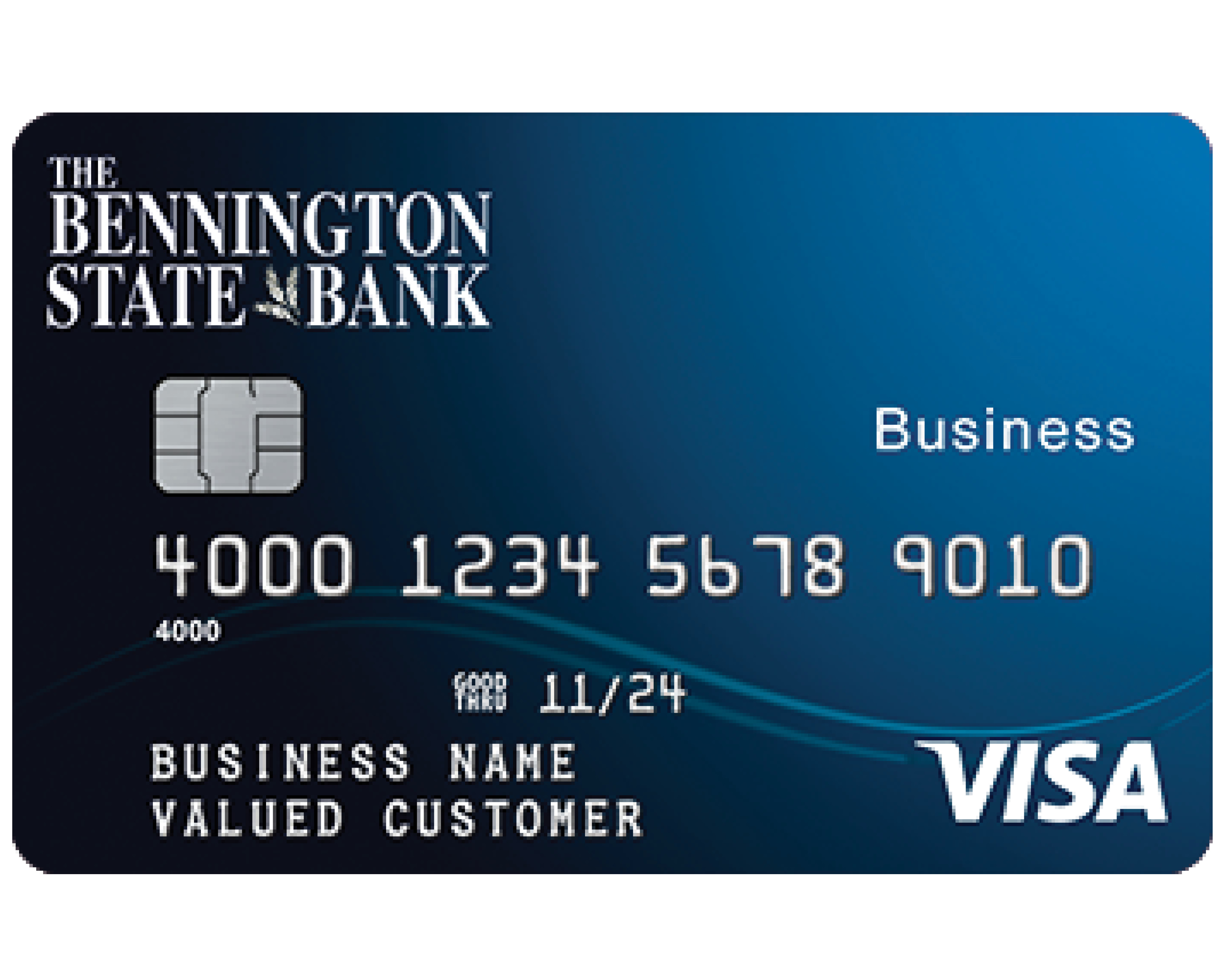 Bennington State Bank Business Visa credit card