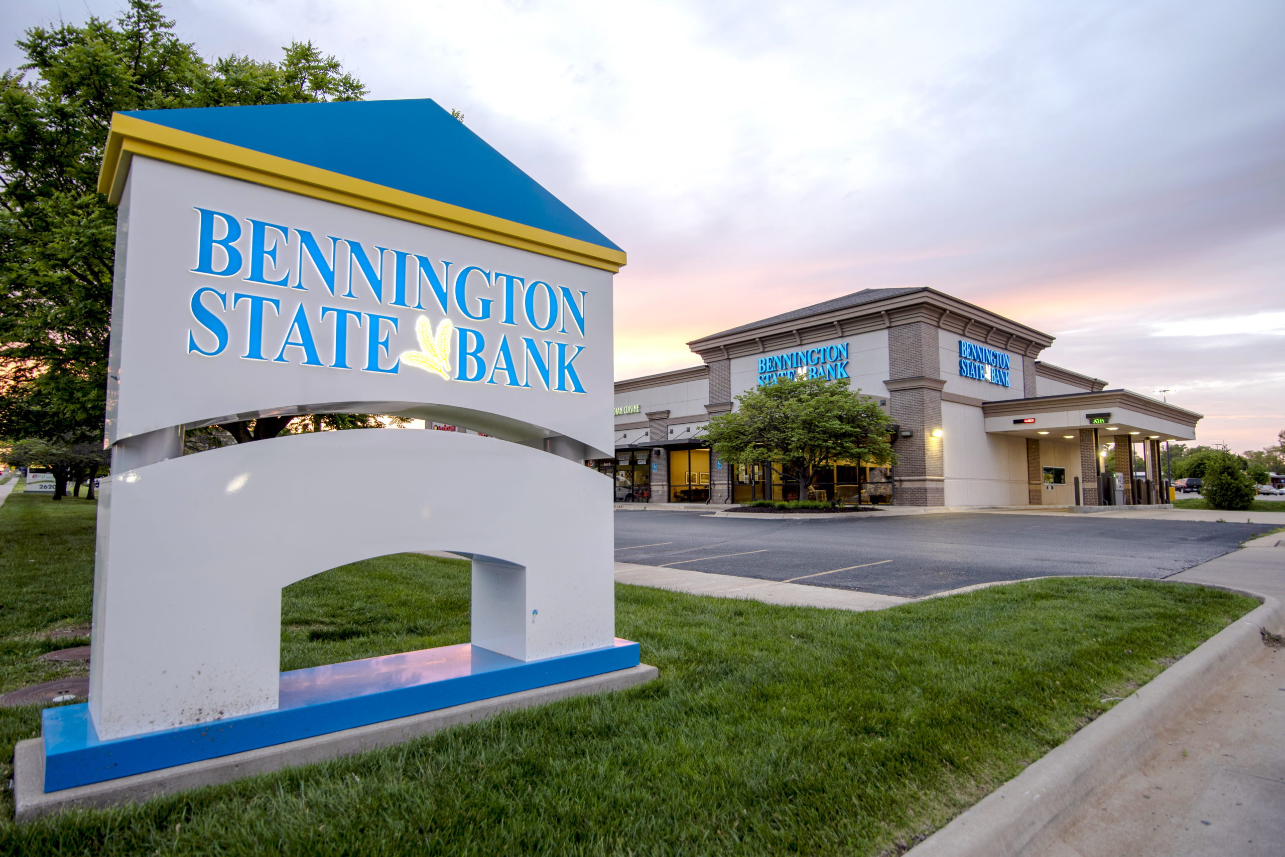Bennington State Bank Topeka location, 2620 SW 6th Ave., Suite A Rd., Formerly Alliance Bank Bennington State Bank Topeka location, 2620 SW 6th Ave., Suite A Rd., Formerly Alliance Bank