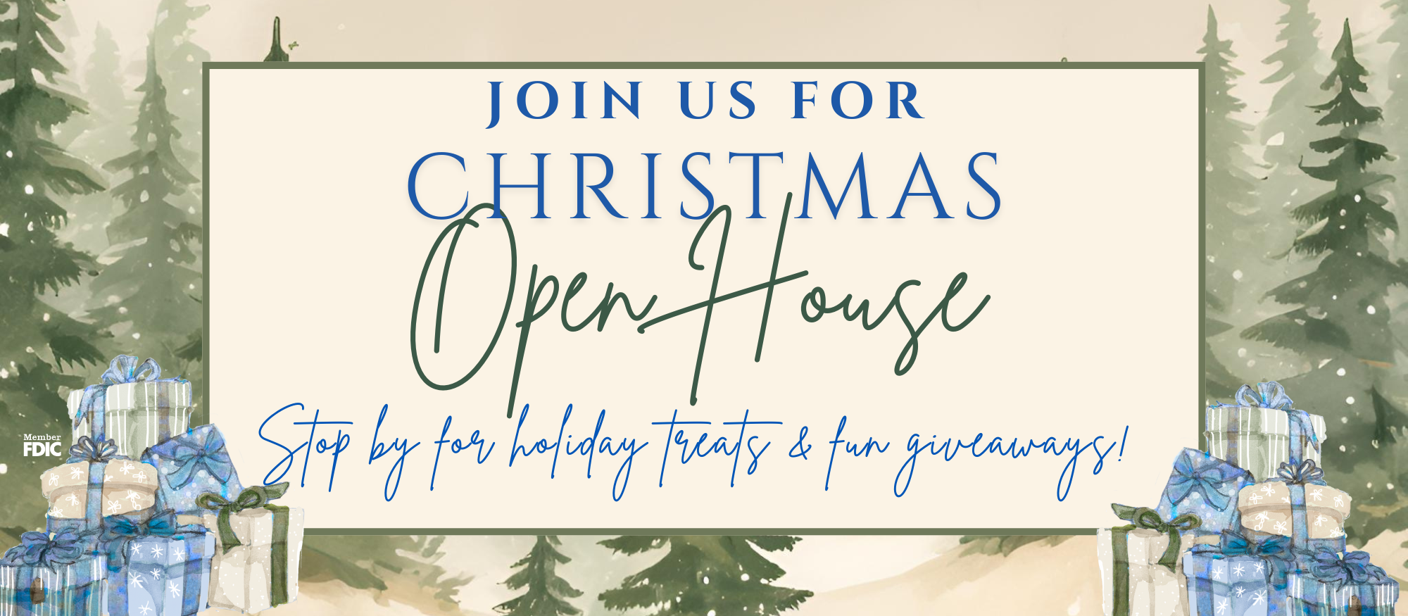 Bennington State Bank Christmas Open House events
